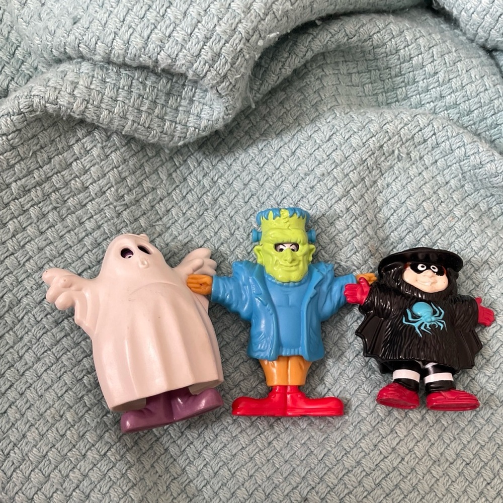 VTG McDonald’s 1995 Halloween Happy Meal Toy Complete Set Of 3 Costumes Ronald